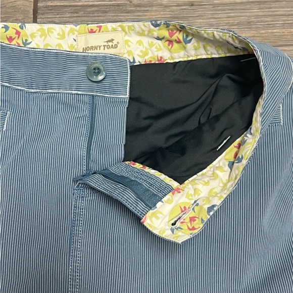 Horny Toad Skirt Skort Women's Size 4 Blue Pinstriped 28" Waist Shorts Athletic - Picture 15 of 16